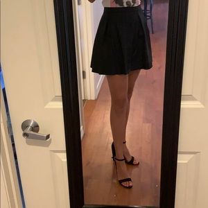 French Connection Pleated Black Skirt size 6